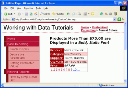 ASP.NET 2.0中怎么自定义格式化