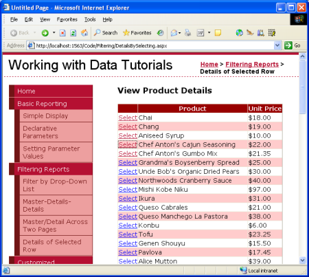 ASP.NET 2.0中怎么利用GridView和DetailView實現主從報表