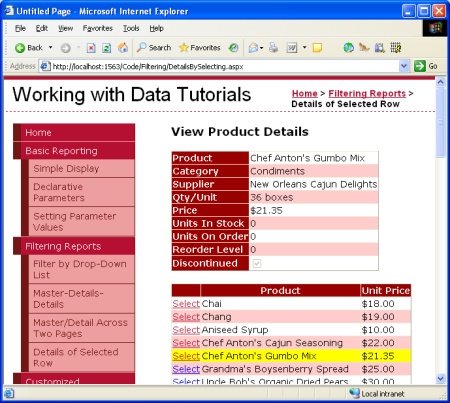 ASP.NET 2.0中怎么利用GridView和DetailView实现主从报表