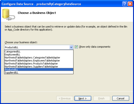 如何在ASP.NET 2.0中使用两个DropDownList过滤主/从报表