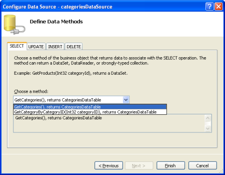 怎么在ASP.NET 2.0中使用DropDownList过滤主/从报表