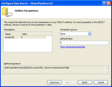 ASP.NET 2.0中怎么声明参数