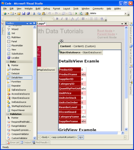 ASP.NET 2.0中怎么利用ObjectDataSource展现数据