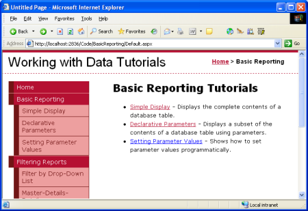 在ASP.NET 2.0中如何创建母版页和站点导航