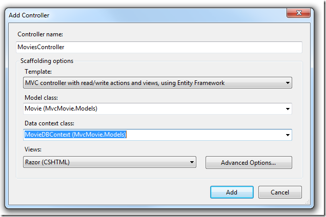 ASP.NET MVC4中怎么从控制器访问数据模型