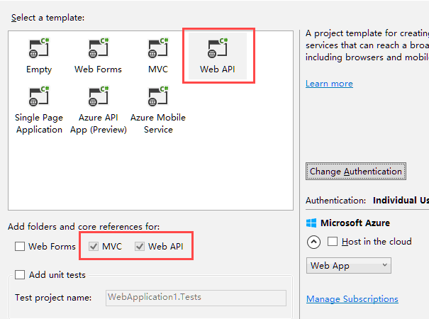 怎么创建一个完整的ASP.NET Web API项目