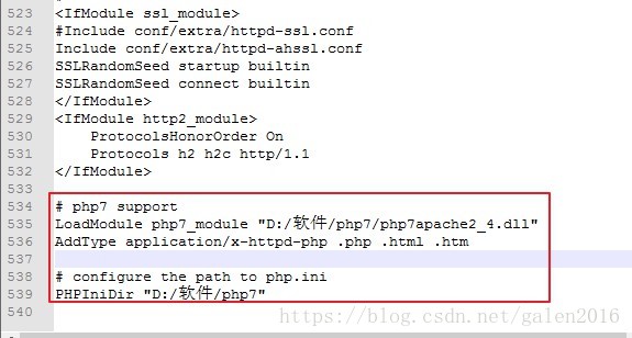 Apache+PHP+MySQL搭建PHP开发环境的示例