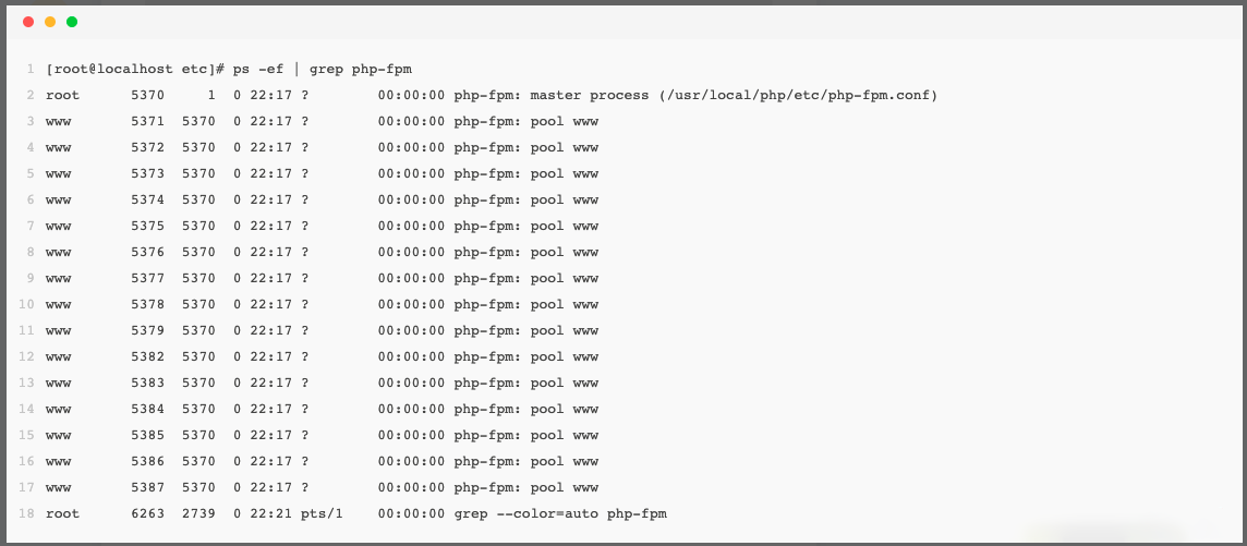 讲解PHP进程管理器php-fpm