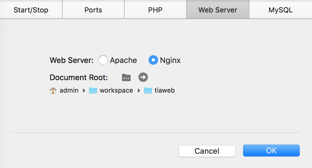 Mac下快速搭建PHP开发环境的方法