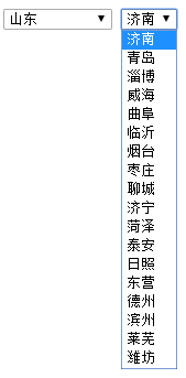 如何在PHP中使用jQuery和ajax实现一个级联下拉列表框功能