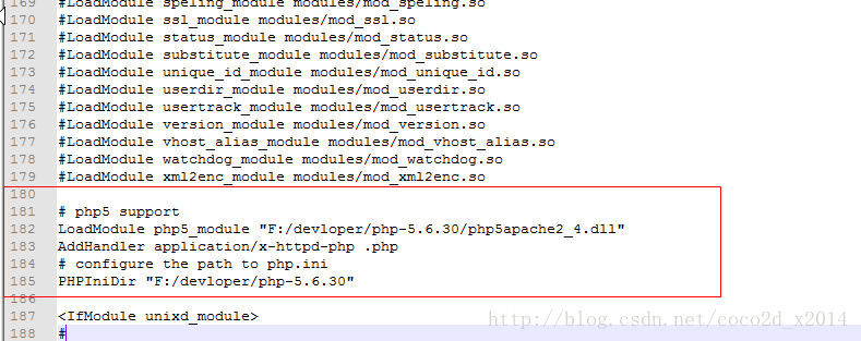 PHP5.6.30與Apache2.4.x配置的示例分析