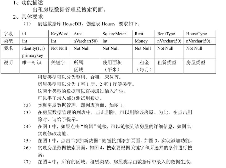 php如何实现出租房数据管理及搜索页面