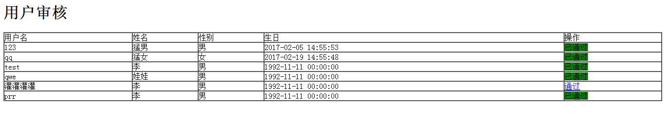 利用PHP怎么编写一个注册审核页面