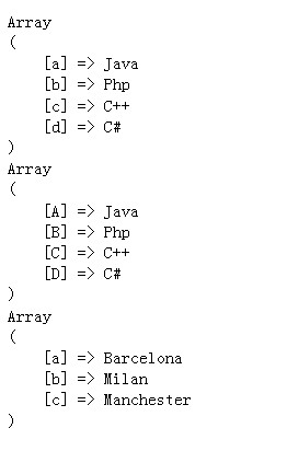 如何在php中使用array_change_key_case()和array_chunk()函数