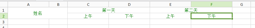 基于PHPexecl类如何生成复杂的报表表头