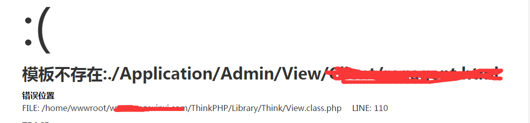 thinkphp項(xiàng)目部署到Linux服務(wù)器上報(bào)錯(cuò)“模板不存在”的解決方法