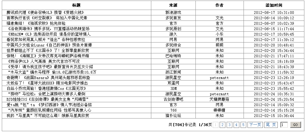 如何在PHP中使用Mysqli类库实现一个分页效果