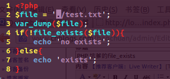 在PHP中使用file_exists时会遇到哪些问题