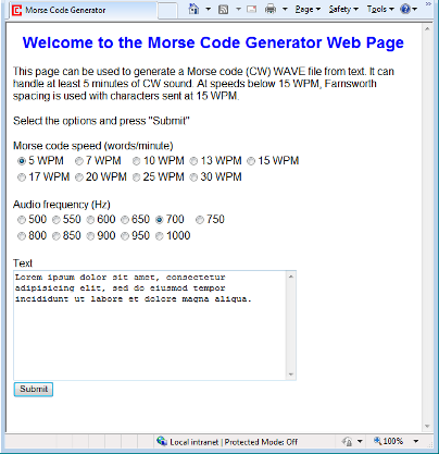 利用PHP怎么编写一个摩斯电码生成器