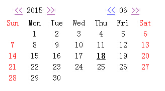 使用php怎么编写一个日历小程序