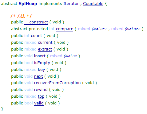 PHP SPL標(biāo)準(zhǔn)庫(kù)之?dāng)?shù)據(jù)結(jié)構(gòu)堆SplHeap的使用方法