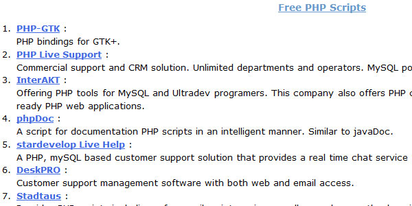 有哪些提供免费PHP脚本下载的网站