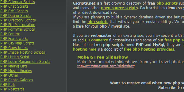 有哪些提供免费PHP脚本下载的网站