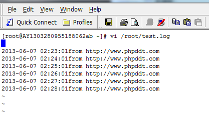 如何在linux中利用crontab执行PHP定时任务