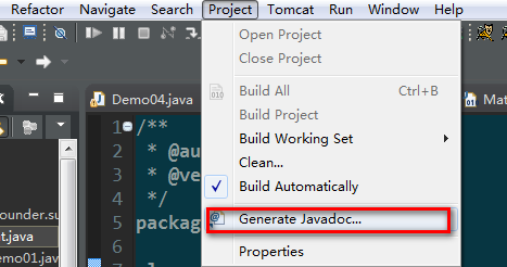 怎么在Java项目中利用eclipse实现一个生成doc文档功能