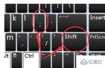电脑上用键盘打冒号的方法