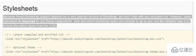 Bootstrap有没有react版
