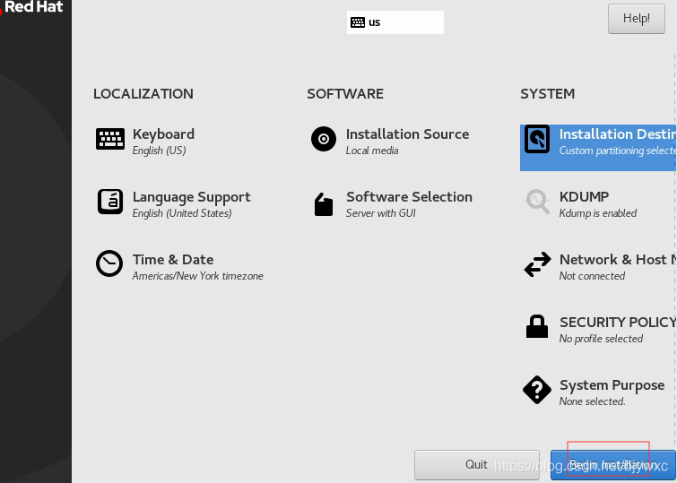 安装redhat 8.0红帽系统的方法