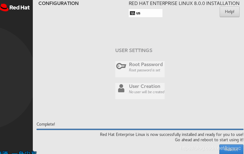 安装redhat 8.0红帽系统的方法