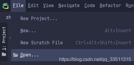 如何正确的添加Open Folder as PyCharm Project方法