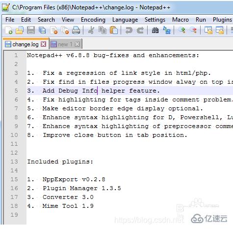 如何在Notepad++中列选