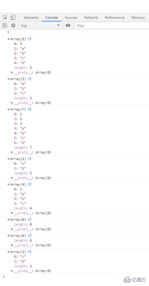 JavaScript中数组方法slice()方法的示例分析