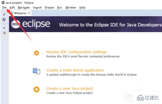 eclipse创建java项目的方法