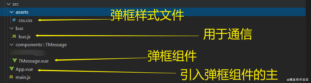 利用vue.extend怎么实现一个消息提示弹框功能