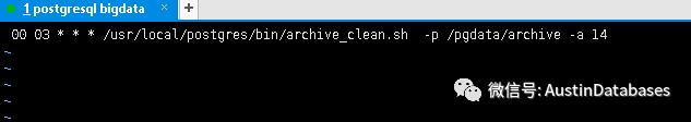 怎么在PostgreSQL中对archivelog进行清理