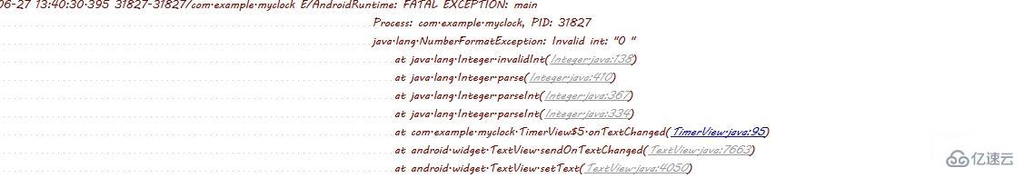 numberformatexception指的是什么異常