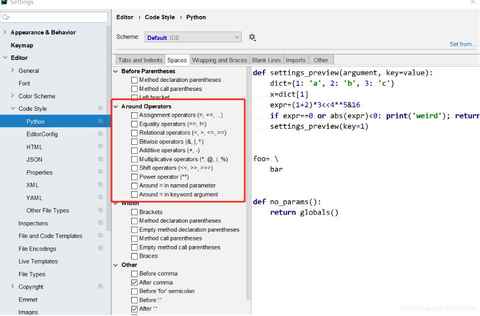 解决在pycharm 中复制代码时出现空格的方法