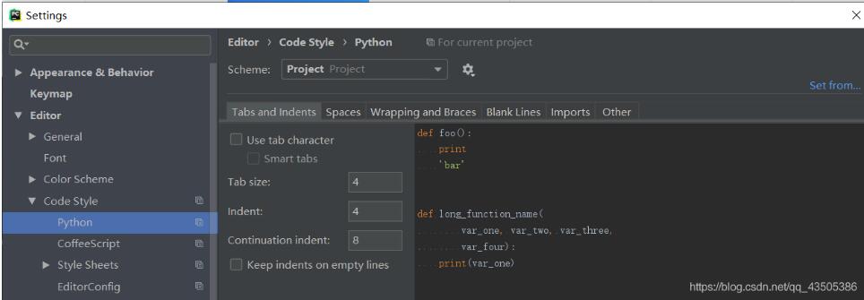 解决在pycharm 中复制代码时出现空格的方法