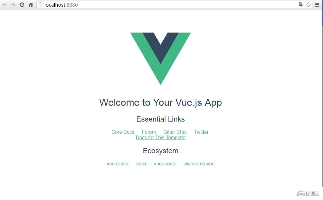 启动一个vue.js项目的方法