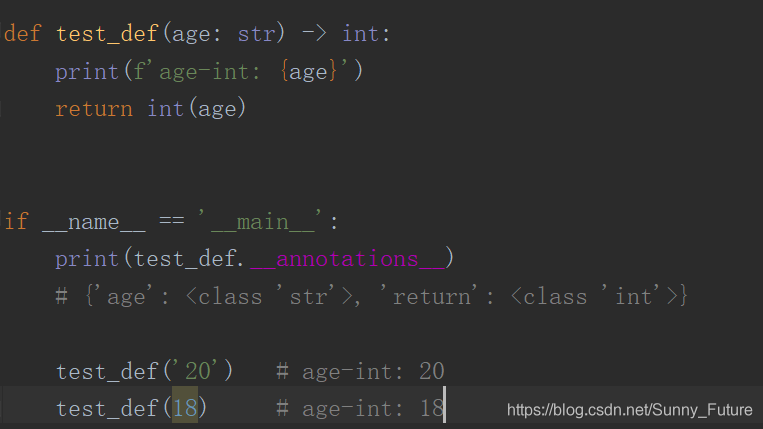 annotations怎么在python3中使用