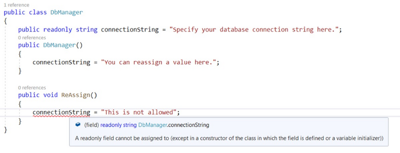 const、readonly、static三者怎么在C# 中使用