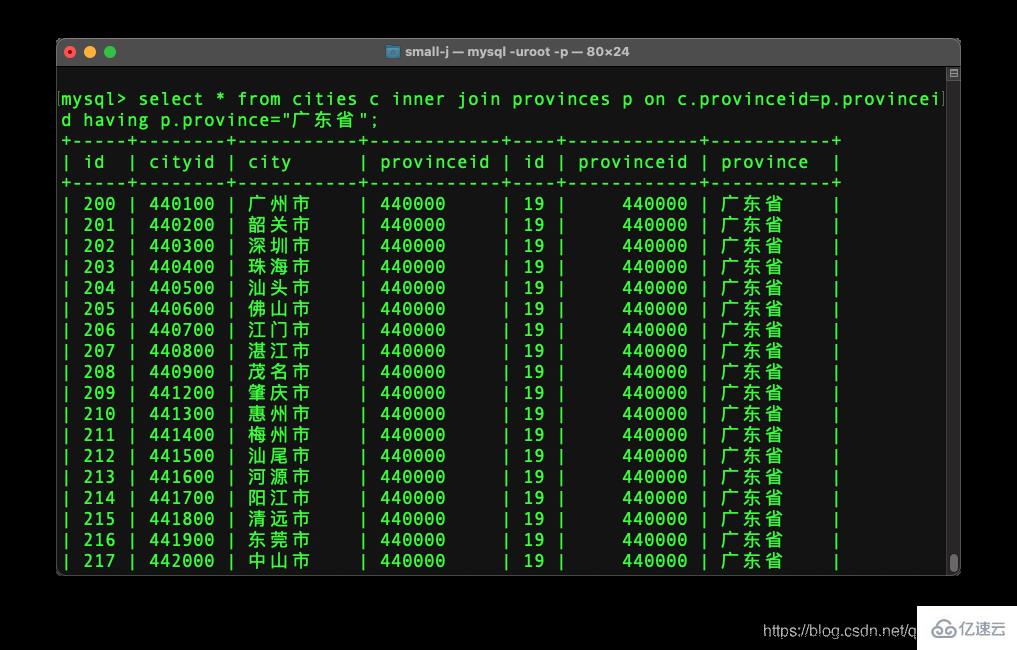 MySQL5.7数据库中表连接、子查询、外键的示例分析