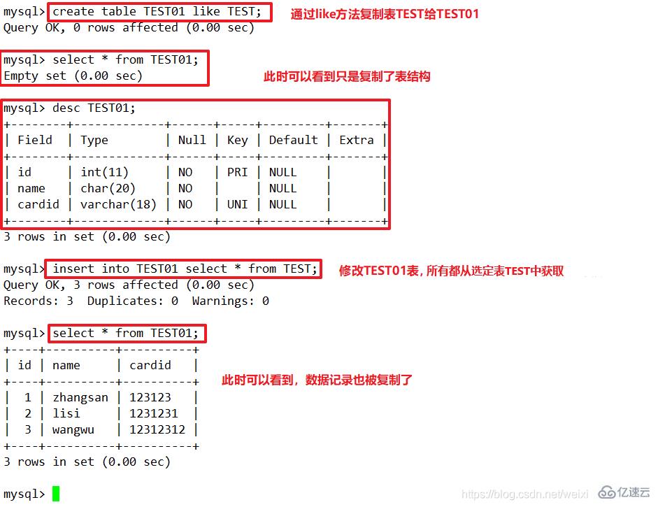 MySQL数据库高级操作示例