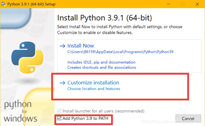 如何配置一个python3.9.1环境