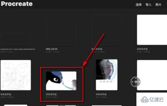 procreate复制图层到另一个画布中的方法