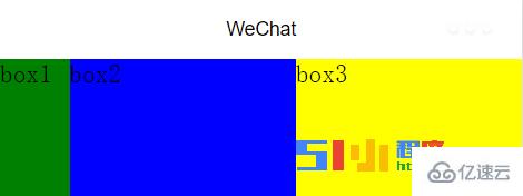 微信小程序之容器組件view實(shí)現(xiàn)水平縱向布局的方法